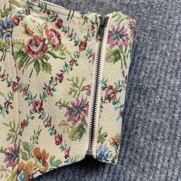 Altar’D State Size Large Demi Brocade Tapestry Tie Back Corset Strapless Top NEW - Picture 4 of 15